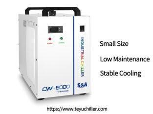 Mini water chiller system CW5000 for CO2 laser engraver cutter